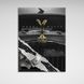 Картина на холсте для мотивации Money Maker с серыми долларами, 30х40 см, Холст полиэстеровый