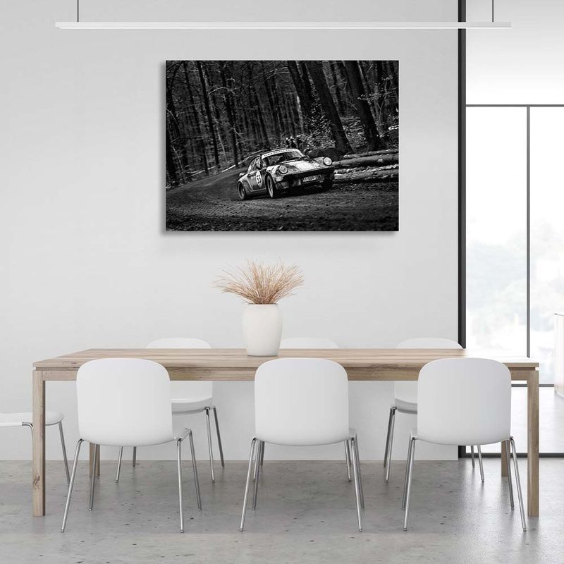 Картина на холсте на стену машина Porsche 911 SC, 30х40 см, Холст полиэстеровый