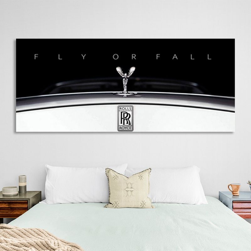 Картина на холсте FLY OR FALL, 30х60 см, Холст полиэстеровый