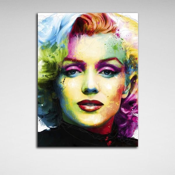 Картина на холсте Merelyn Monroe, 30х40 см, Холст полиэстеровый