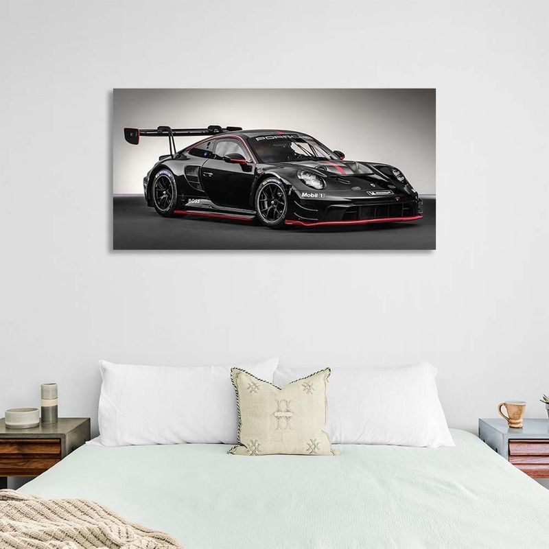 Картина на полотні машина Porsche 911 GT3, 30х60 см, Холст поліестеровий