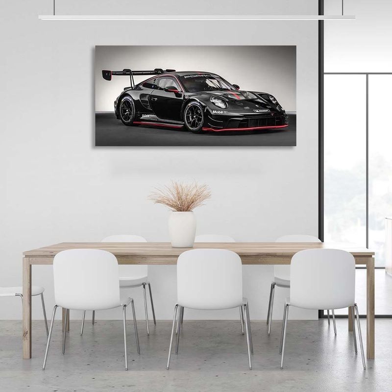Картина на полотні машина Porsche 911 GT3, 30х60 см, Холст поліестеровий