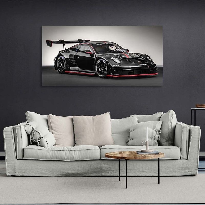 Картина на полотні машина Porsche 911 GT3, 30х60 см, Холст поліестеровий