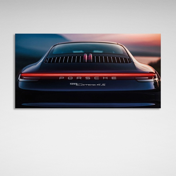 Картина на полотні Porsche, 30х60 см, Холст поліестеровий