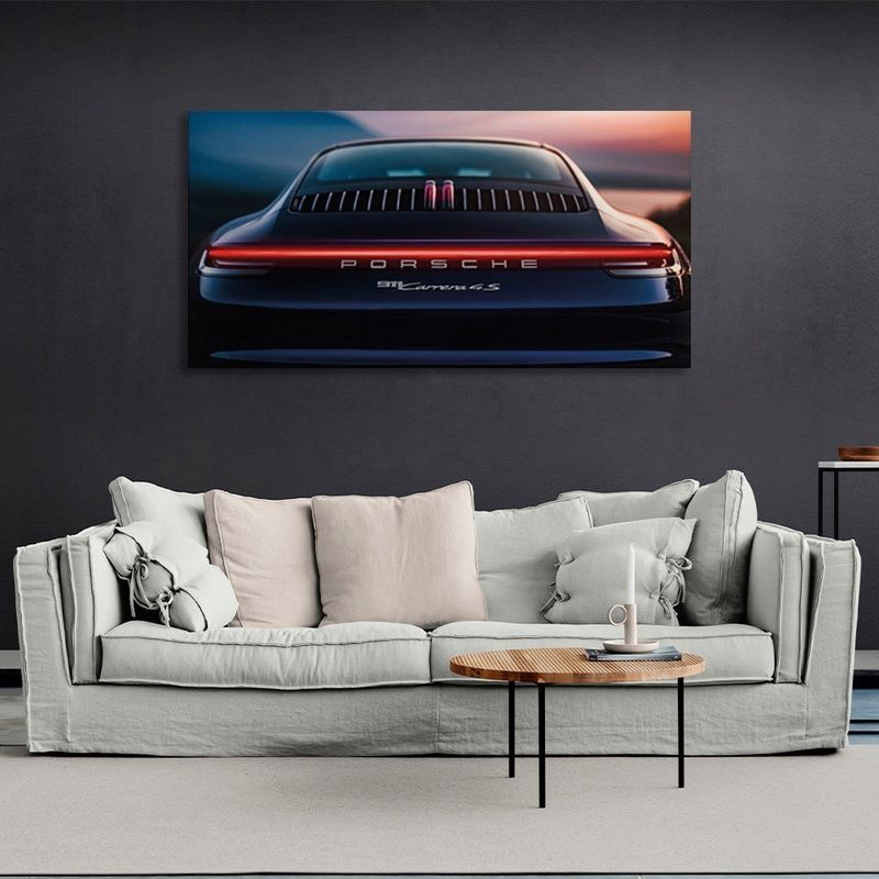 Картина на полотні Porsche, 30х60 см, Холст поліестеровий