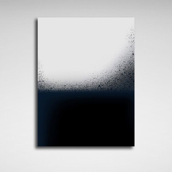 Картина на холсті абстракція Fading noir, 30х40 см, Холст поліестеровий