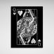 Картина на холсте для мотивации Queen silver, 30х40 см, Холст полиэстеровый
