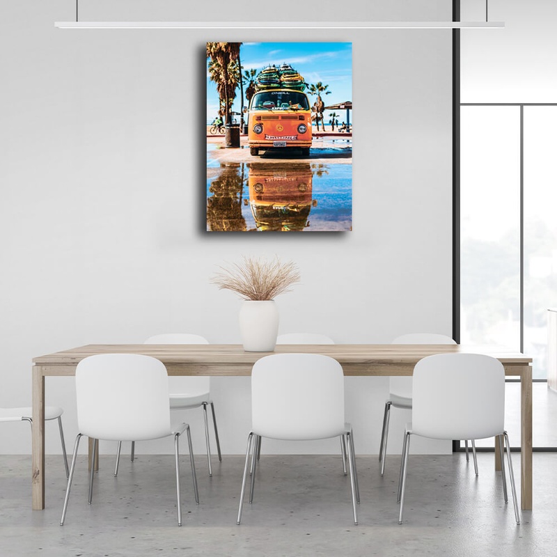 Картина на холсті Surf car для подорожей, 30х40 см, Холст поліестеровий