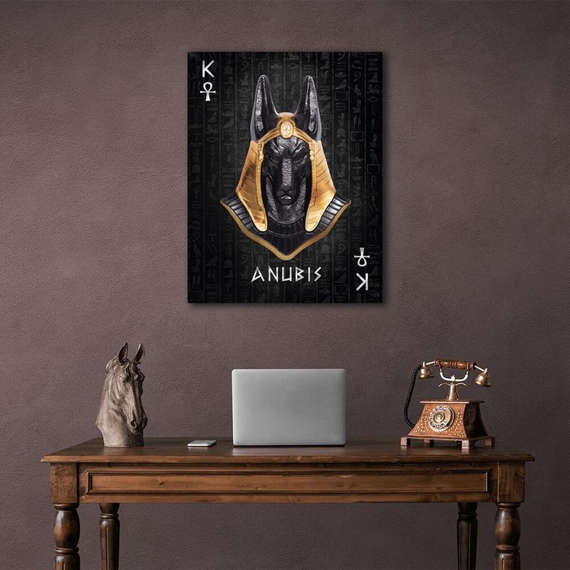 Картина на холсте Anubis, 30х40 см, Холст полиэстеровый