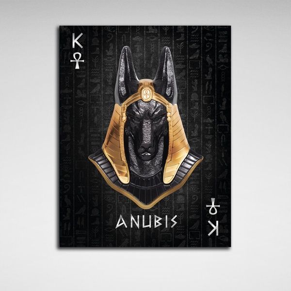 Картина на холсте Anubis, 30х40 см, Холст полиэстеровый