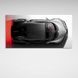 Картина на полотні машина Bugatti Chiron, 30х60 см, Холст поліестеровий