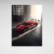Картина на холсте машина Ferrari 296 Challenge, 30х40 см, Холст полиэстеровый