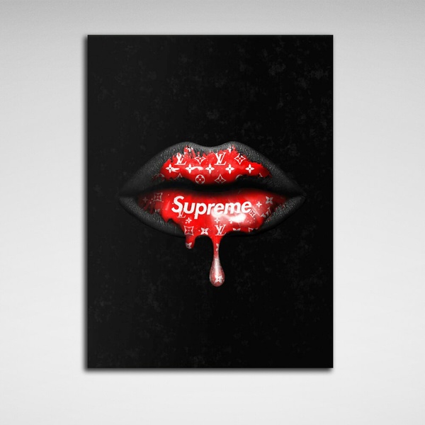 Картина на холсті Supreme lips, 30х40 см, Холст поліестеровий