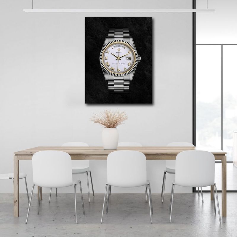 Картина на холсте для мотивации Rolex, 30х40 см, Холст полиэстеровый