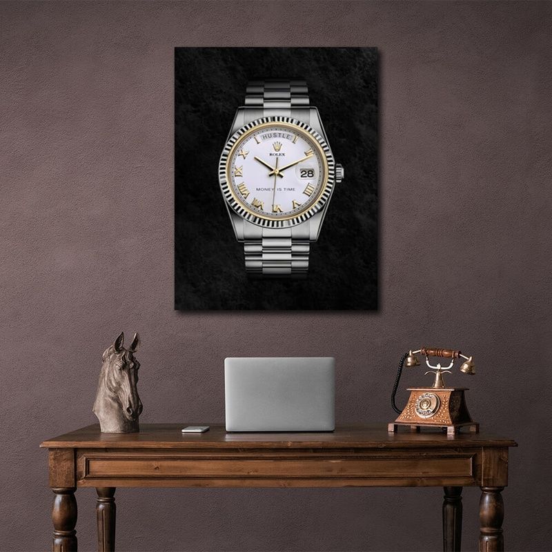 Картина на холсте для мотивации Rolex, 30х40 см, Холст полиэстеровый