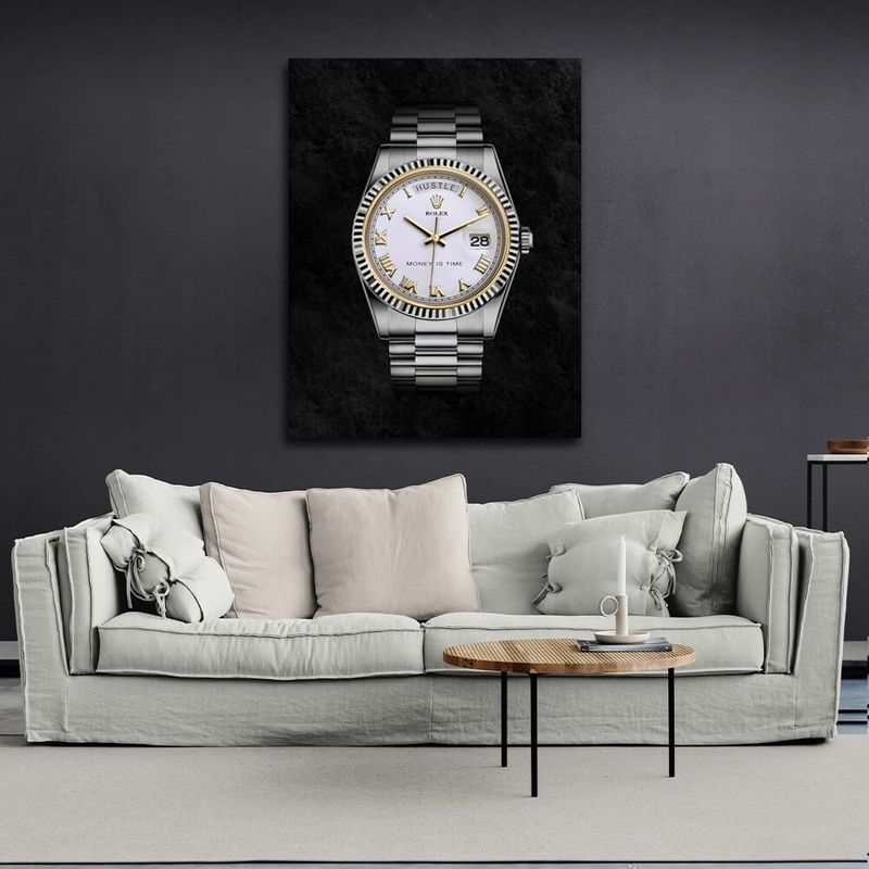 Картина на холсте для мотивации Rolex, 30х40 см, Холст полиэстеровый