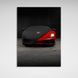 Картина на полотні машина Lamborghini червона, 30х40 см, Холст поліестеровий